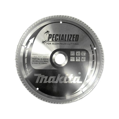Makita körfűrészlap alumíniumhoz 250x30x2,4mm 100 fog
