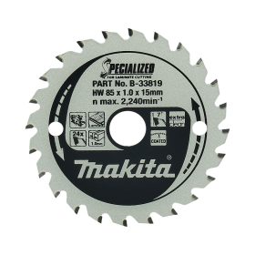   Makita körfűrészlap laminált laphoz akkus géppel 85x15x1mm 24 fog