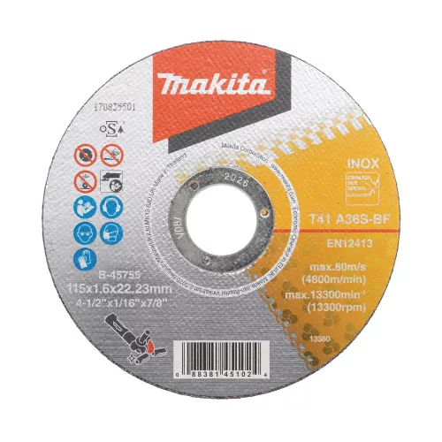 Makita vágókorong INOX 115x1,6 mm