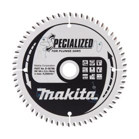 Makita merülő körfűrészlap MDF laphoz 165x20x2mm 60 fog