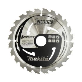   Makita EFFICUT körfűrészlap akkus géppel, fához 190x30x1,4mm 24 fog