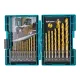 Makita HSS-TIN fémfúrószár 1/4" Bit befogással 19 részes 1,5-10mm