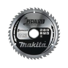   Makita EFFICUT körfűrészlap akkus géppel, fához 190x30x1,45mm 45 fog