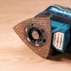 Makita TMA084 multi háromszög vágólap FESTÉKELTÁVOLÍTÓ átmérő:90 mm HM/SZEMCSE 40