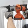 Black+Decker akkus SDS-Plus fúró-vésőkalapács BCD900D1S-QW 18V 1x2,0Ah
