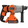 Black+Decker akkus SDS-Plus fúró-vésőkalapács BCD900E2K-QW 18V 2x2,5Ah