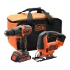 Black+Decker akkus gépszett BCK22S1S-QW 18V 1,5Ah