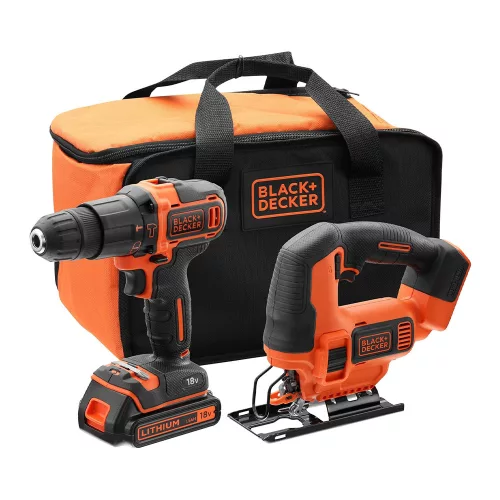 Black+Decker akkus gépszett BCK22S1S-QW 18V 1,5Ah