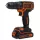 Black+Decker akkus fúró-csavarozó BDCDC18-QW 18V 2x1,5Ah