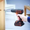 Black+Decker akkus fúró-csavarozó BDCDC18-QW 18V 2x1,5Ah