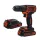 Black+Decker akkus fúrócsavarozó BDCDC18B-QW 18V 2x1,5Ah