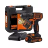 Black+Decker akkus fúró-csavarozó BDCDC18K-QW 18V 1x1,5Ah