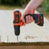 Black+Decker akkus fúró-csavarozó BDCDD12-QW 10,8V 1,5Ah