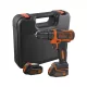 Black+Decker akkus fúró-csavarozó BDCDD12K1B-QW 10,8V 2x1,5Ah