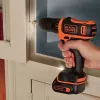 Black+Decker akkus fúró-csavarozó BDCDD12KB-QW 10,8V 2x1,5Ah