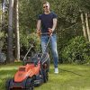 Black+Decker elektromos fűnyíró BEMW461BH-QS 1400W, 34 cm