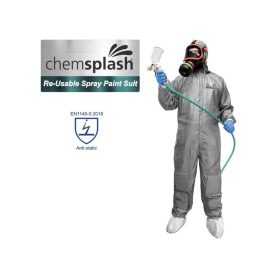 Chemsplash RPS újrahasználható festőoverál szürke XL