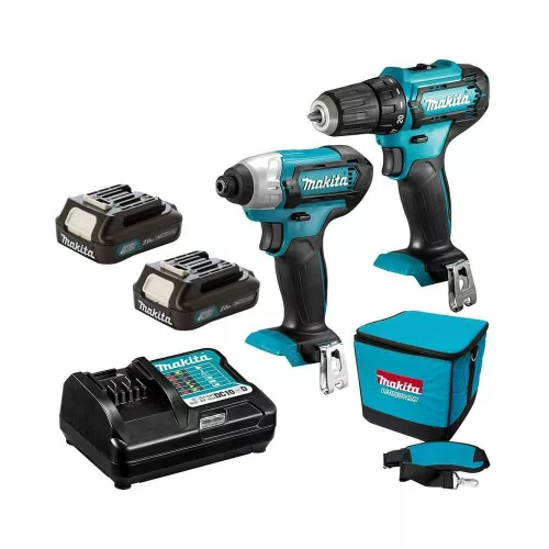 Makita akkus gépszett CLX228SA (HP333DZ+TD110DZ)12V 2x2,0Ah hordtáskával