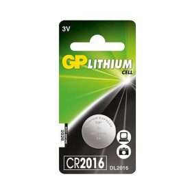 gp gombelem cr2016 90mah, 3,0v