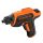Black+Decker akkus csavarbehajtó CS36BSC-QW 3,6V 1,5Ah