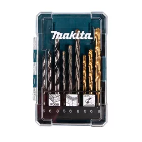   Makita 1/4" befogású 9db-os fúrókészlet 5,6,8 FÉM-FA-KŐZET