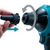 Makita akkus kézi porfúvó DAS180RT 18V, 1 db BL1850 akku, DC18RC töltő, szerszámtáska