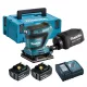 Makita akkus rezgőcsiszoló 112x102mm, DBO480RTJ, 18V LXT Li-ion, 2x5,0Ah