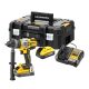 Dewalt DCD999H2T-QW akkus ütvefúró-csavarozó 18V 2x5,0Ah, TSTAK kofferben