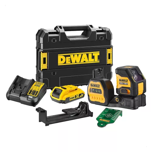 Dewalt akkus zöld keresztvonalas szintezőlézer DCE088D1G18-QW 12/18V