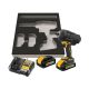 Dewalt DCF961H2G-QW akkus ütvecsavarozó 18V 2x5,0Ah, TSTAK kofferben