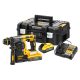 Dewalt DCH273H2T-QW akkus SDS-Plus fúrókalapács 18V XR 2x5,0Ah, TSTAK kofferben