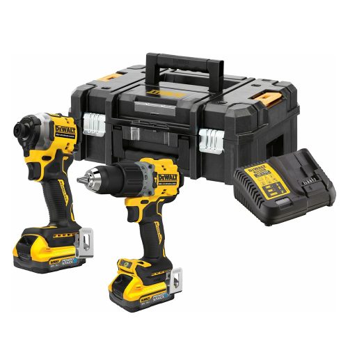 Dewalt DCK2050H2T-QW akkus gépszett (DCF850+DCD805) 18V XR 2x5,0Ah, TSTAK kofferben