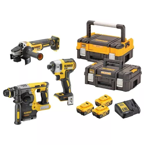 Dewalt akkus gépszett DCK305P3T-QW 18V 3 x 5,0 Ah, TSTAK kofferben