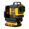 Dewalt akkus zöld vonallézer készlet DCLE34031D1-QW 18V 1x2,0 Ah, TSTAK kofferben