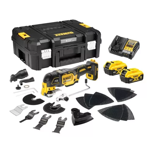 Dewalt akkus multigép DCS356P2-QW 18V 2x5,0 Ah, TSTAK kofferben