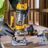 Dewalt akkus felsőmaró 8 mm DCW604NT-XJ 18V alapgép