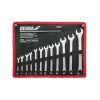 Dedra csillag-villáskulcs készlet, 6 - 22 mm, 12db, CrV, PVC tartóban