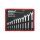 Dedra csillag-villáskulcs készlet, 6 - 22 mm, 12db, CrV, PVC tartóban