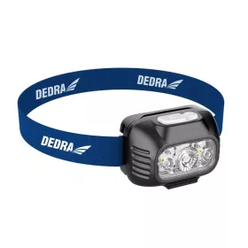   Dedra újratöltehető fejlámpa 650lm, fehér és piros fénnyel