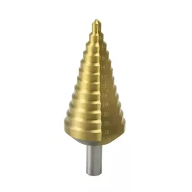 Dedra lépcsős fúró 6-38 mm, HSS, TiN