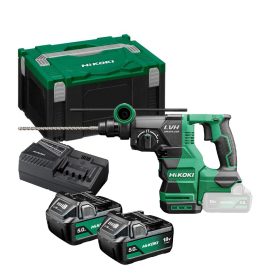   Hikoki akkus SDS-Plus fúró-vésőkalapács DH1826DA-WPZ 18V 2x5,0 Ah, 3,2J , HITBOX kofferben