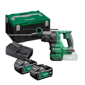   Hikoki akkus SDS-Plus fúró-vésőkalapács DH1826DC-WPZ 18V 2x5,0 Ah, 3,2J , HITBOX kofferben