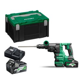   Hikoki akkus fúró-vésőkalapács DH3628DC-WVZ 36V 2x4Ah Multivolt HITBOX kofferben