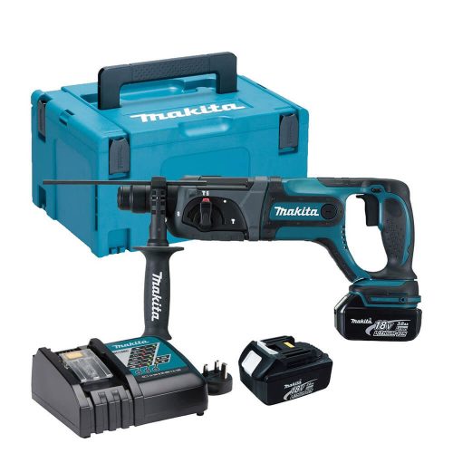 Makita akkus SDS-Plus fúró-vésőkalapács DHR241RTJ 18V 2x5,0Ah