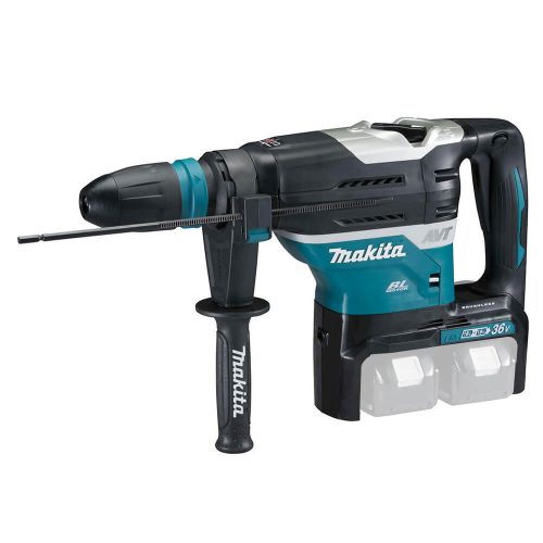 Makita akkus SDS-Max fúró-vésőkalapács DHR400ZKU 2x18V alapgép