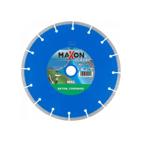 Diatech Maxon Szegmens Classic gyémánt vágótárcsa beton/uni 180x7x22,23mm
