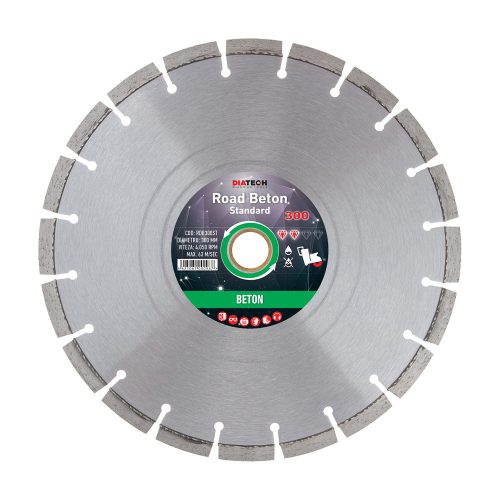 Diatech Road Standard vágótárcsa aszfalthoz 300x2,8x10x30/25,4mm