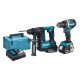 Makita DLX2271TJ akkus gépszett (DDF484+DHR171) 18V 2x5,0Ah