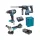 Makita akkus gépszett 18V LTX Li-ion BL DHP484+DHR243+DGA513+3x5,0Ah MP2,4