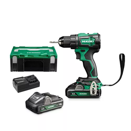 Hikoki akkus fúró-csavarozó DS18DE-WHZ 18V 2x4,0Ah